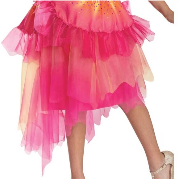 Girls Wicked Deluxe GLINDA OZDust Ball Dance Costume Dress Gown Size 4/6 7/8 NWT - Picture 4 of 4